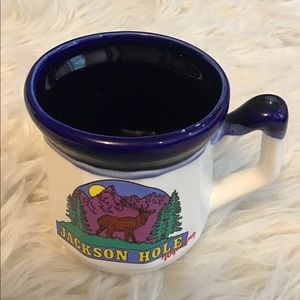 Vintage Kitchen - Vintage 70s Jackson Hole WY Coffee Mug Vintage Kitchen - Vintage 70s Jackson Hole WY Coffee Mug